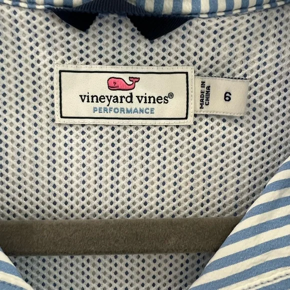 Vineyard Vines Blue Striped Swim Coverup - Picture 7 of 12